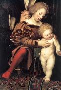 HOLBEIN, Hans the Younger Darmstadt Madonna (detail) sf Spain oil painting artist